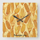 overvloedige vreugde vierkante klok (Voorkant)