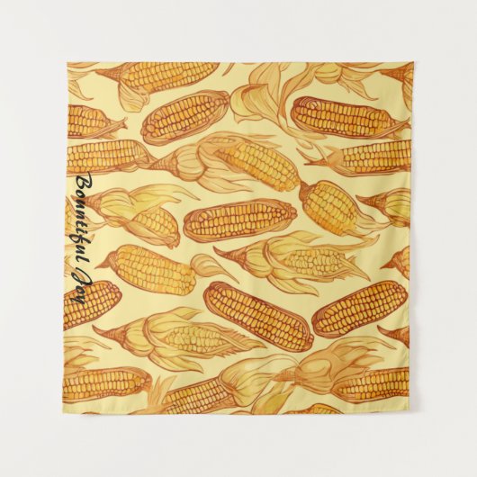 overvloedige vreugde wandkleed (Voorkant (horizontaal))