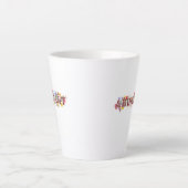 Overvloedige vrouwen retraite latte mok (Voorkant)
