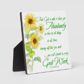 Overvloedige zegeningen fotoplaat (Voorkant)