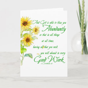 Overvloedige zegeningen kaart