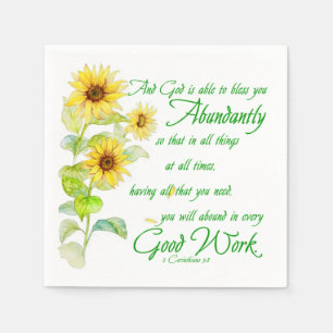 Overvloedige zegeningen servet