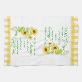 Overvloedige zegeningen theedoek (Horizontaal)