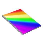 Overvloeide regenboogmulticolorpride notitieboek (Rechterzijde)