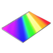 Overvloeide regenboogmulticolorpride notitieboek (Linkerzijde)