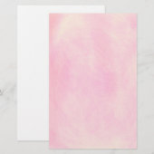 Overvloeide roze overvloeiingen Achtergrondpapier Briefpapier (Voorkant / Achterkant)