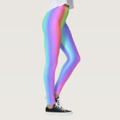 Overvloeiing pastelregenboog - kleurenspectrum leggings (Rechts)