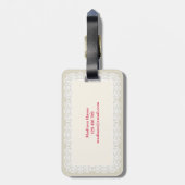 Overvol Met Bruidsmeisje Cadeau Bagagelabel (Achterkant verticaal)