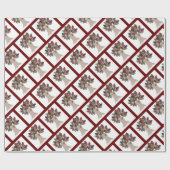 Overvulpapier met geïntegreerde structuur cadeaupapier (Vlak)