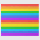 Overvulpapier voor grote regenboogstrips cadeaupapier (Vlak)