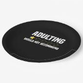 Overwaardeerd toevoegen papieren bordje (Gekanteld)