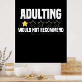 Overwaardeerd toevoegen poster (Keuken)