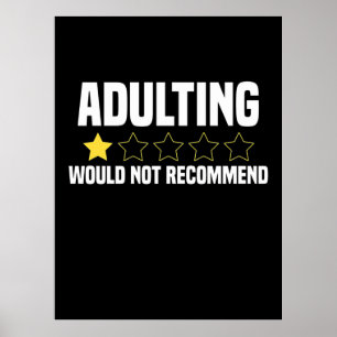 Overwaardeerd toevoegen poster