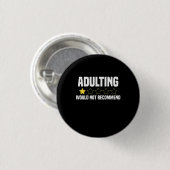 Overwaardeerd toevoegen ronde button 3,2 cm (Voorkant /achterkant)