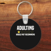 Overwaardeerd toevoegen sleutelhanger (Voorkant)