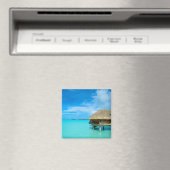 Overwater bungalow op Bora Bora magneet (Insitu (Vaatwasser))