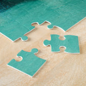 Overwater bungalow op het eiland Bora Bora Legpuzzel (Zijkant)