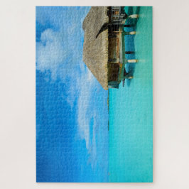 Overwater bungalow op het eiland Bora Bora Legpuzzel