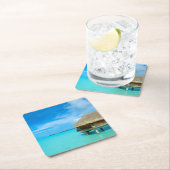 Overwater bungalow op het onderzetter Bora Bora (Insitu)