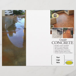 Overweeg concrete brochure voor Brickform