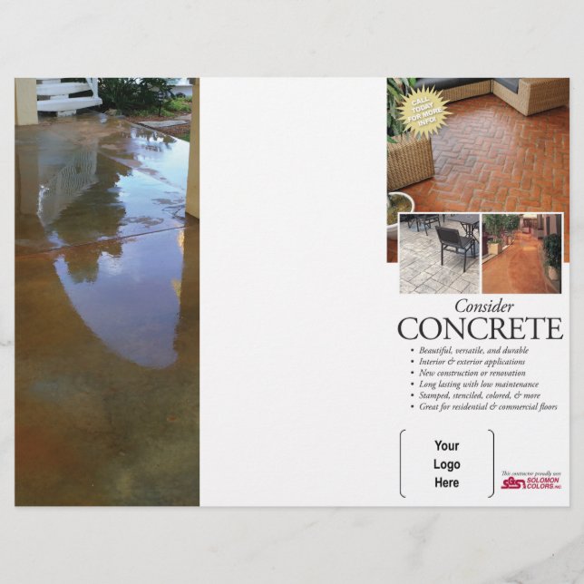 Overweeg concrete brochure voor Solomon (Voorkant)