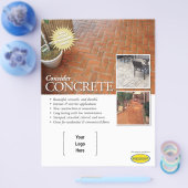 Overweeg Concrete Flyer voor Brickform-contractors (Enkel)