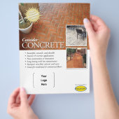 Overweeg Concrete Flyer voor Brickform-contractors (Hand)
