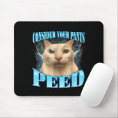 Overweeg Dat Je Broek Grappig Geplast Heeft Vreemd Muismat (Met muis)