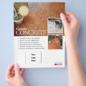 Overweeg de Concrete brochure voor Solomon Contrac (Hand)