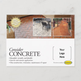 Overweeg de Concrete Mailer voor de Contractanten  Briefkaart