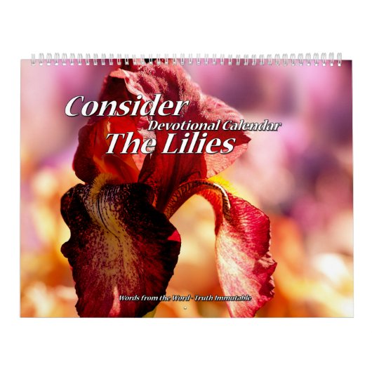 Overweeg de kalender van Lilies Devotional twee pa (Hoes)
