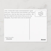 Overweeg de Kunst John 13:34-35 van de Kunst van d Briefkaart (Achterkant)
