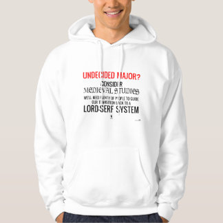 Overweeg de middeleeuwse studies hoodie
