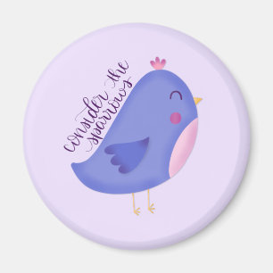 Overweeg de Sparrows Ronde Magnet