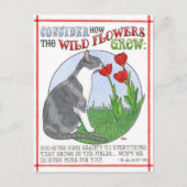 Overweeg het Inspirerend Briefkaart van de Bloemen (Voorkant)