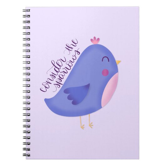 Overweeg het Sparrows Journal Notitieboek (Voorkant)