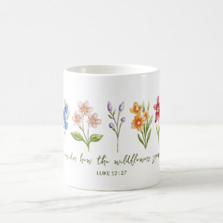 Overweeg Hoe De Wilde Bloemen Groeien Koffiemok