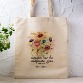 Overweeg hoe de wilde bloemen groeien tote bag
