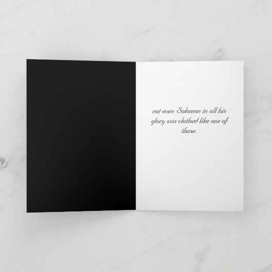 Overweeg Lillies 100 Kaart (Binnen)