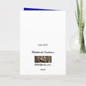 Overweeg Lillies Kaart (Achterkant)