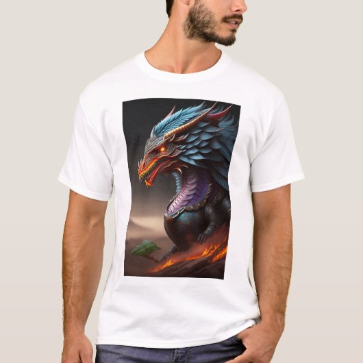 Overweeg zoiets als "Mystical Dragon T-Shirt" T-shirt (Voorkant)