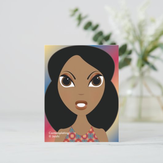 overwegen briefkaart (Staand voorkant)