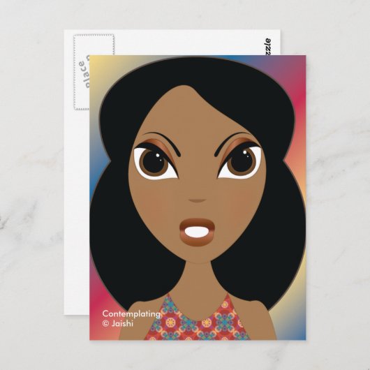 overwegen briefkaart (Voorkant / Achterkant)