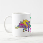 overwegende dat de Coffee Funny Stegosaurus Dinosa Koffiemok (Links)
