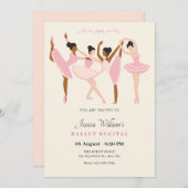 Overweging Ballet Ballerina Kaart (Voorkant / Achterkant)