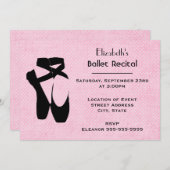 Overweging Ballet Dance Kaart (Voorkant / Achterkant)