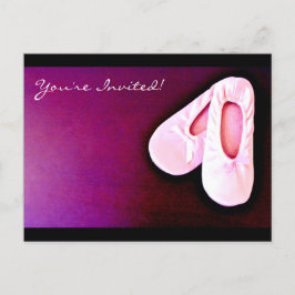 Overweging Ballet Dance Uitnodiging Briefkaart