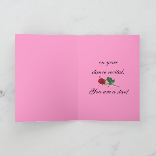 Overweging Gefeliciteerd met het Roos! Kaart (Binnen)