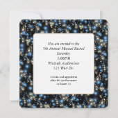 Overweging Muzieknoten en feestverlichting Kaart (Voorkant)