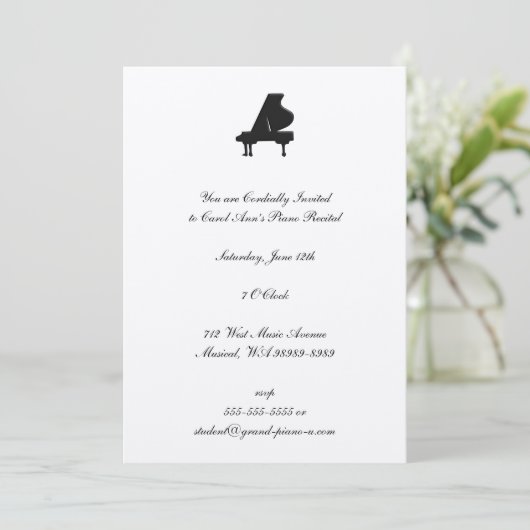 Overweging Piano Kaart (Staand voorkant)